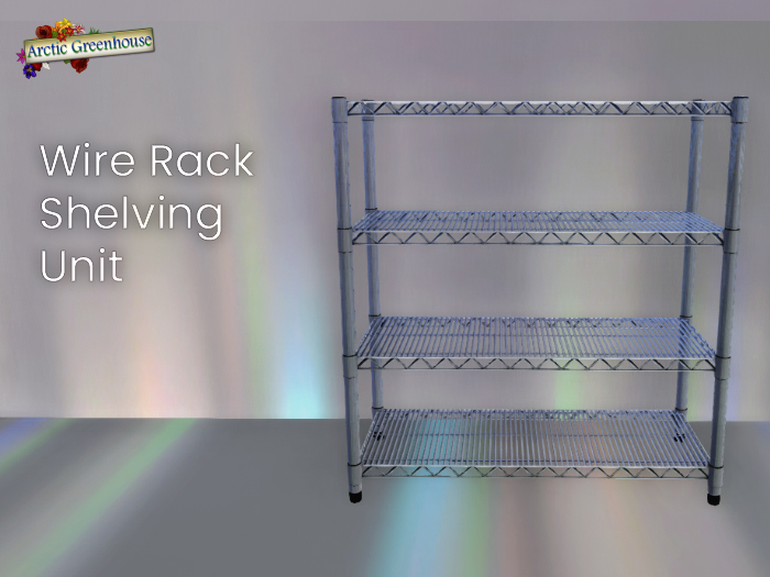 Second Life Marketplace [AG] Wire Rack Shelving Unit
